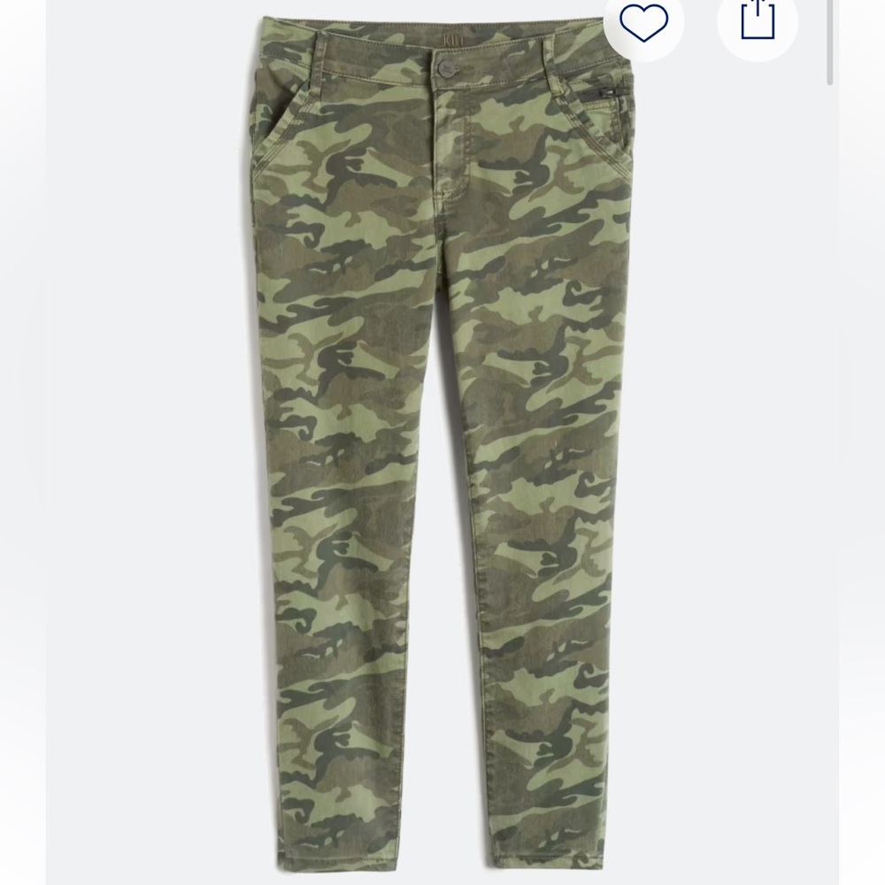 Kut from the Kloth Camouflage Skinny Pants